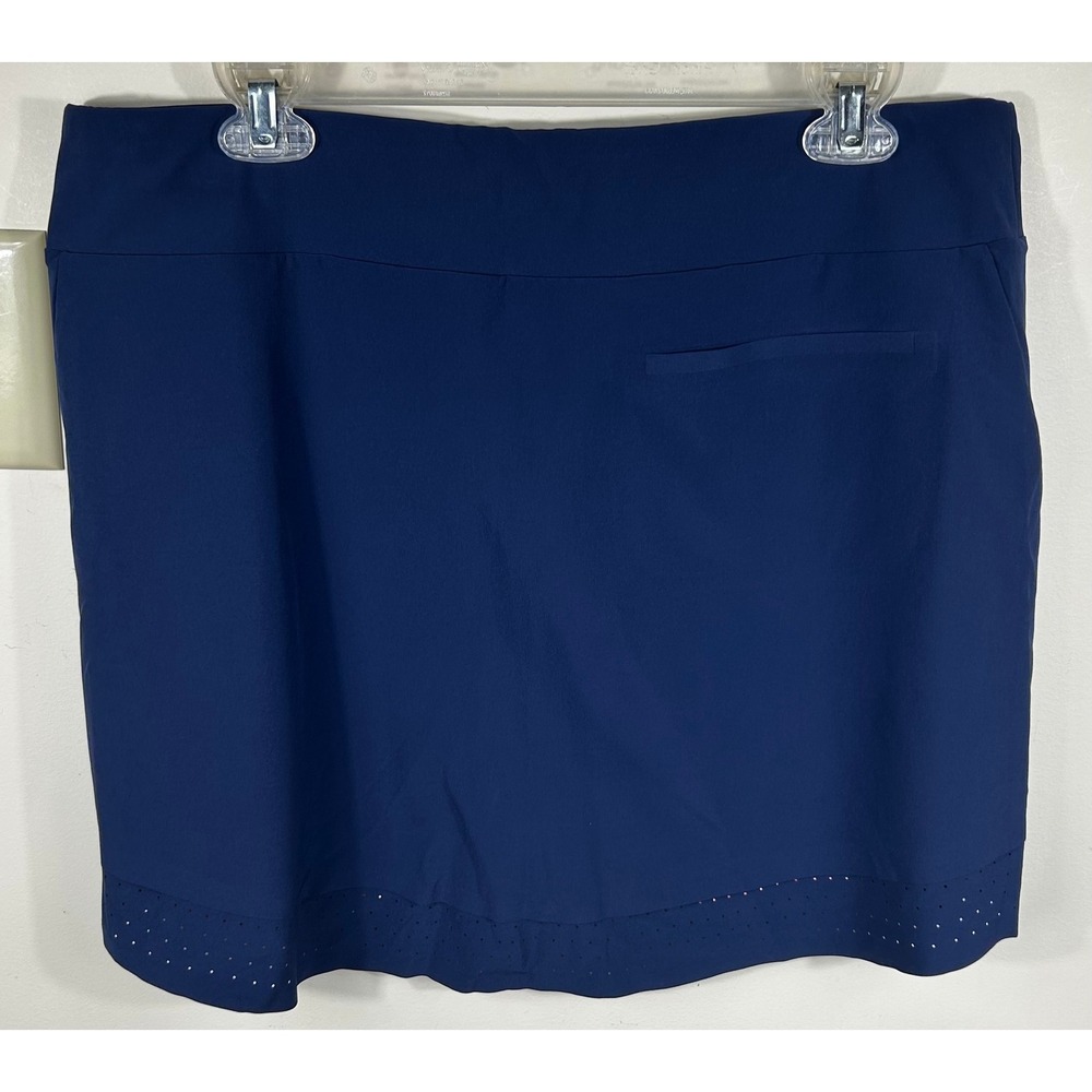 Annika Cutter & Buck Skort Womens L Blue CB DryTec UPF 50+ Golf Tennis Sporty - Picture 2 of 14